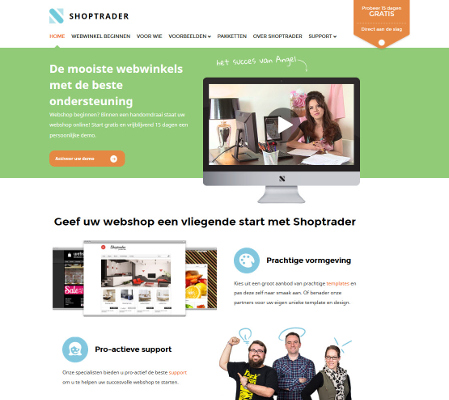shoptrader website