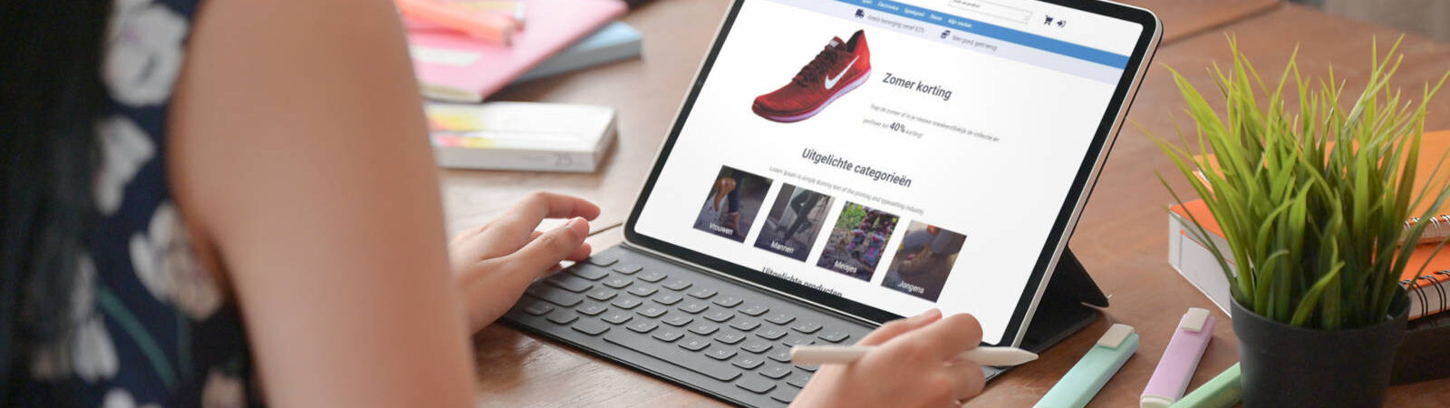 Jouw webshop bij SW-Retail - voorbeeld iPad