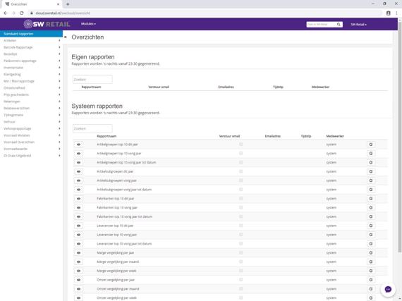 Complete overzichten in 1 systeem