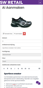 Ontdek hoe je met AI in je kassasysteem met een paar drukken op de knop automatisch productomschrijvingen genereert.