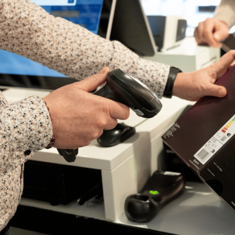 Kassasysteem met barcode scanner voor snel en foutloos afrekenen