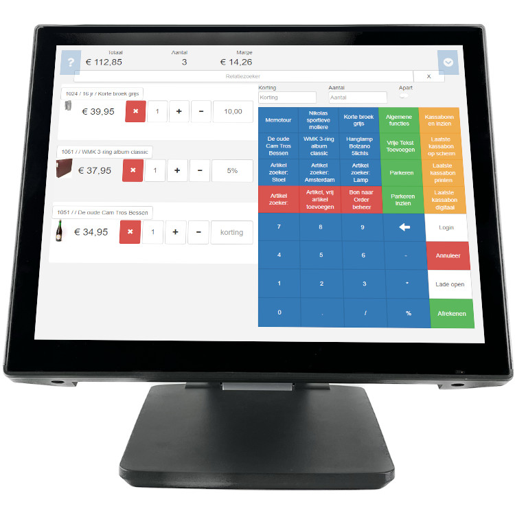 Kassasysteem detailhandel artikelen